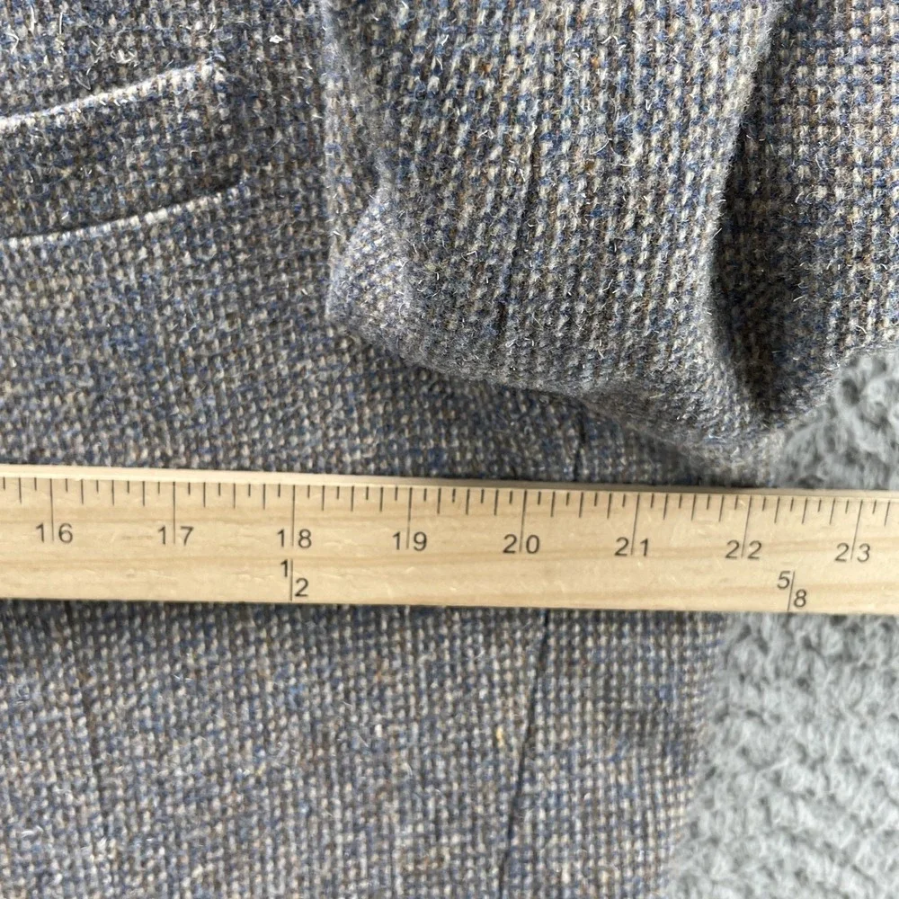 Vintage The Gallery Haggar Blazer Mens 44L Elbow Patch Old Money Preppy Business